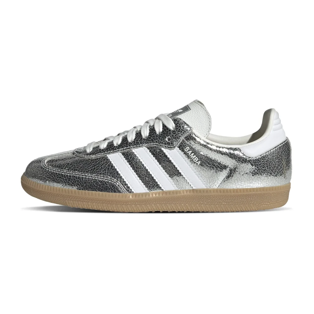 Adidas Women's Gray Skateboarding, 7 Uk, Samba Og W Silver Metallic Cloud White