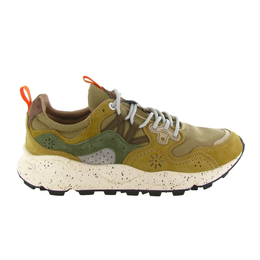 Flower Mountain Mannelijk Bruin Yamano 3 Sneaker