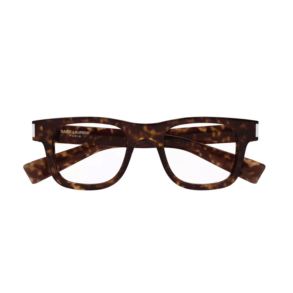 Saint Laurent New Wave Grote Brillenmonturen Brown Unisex