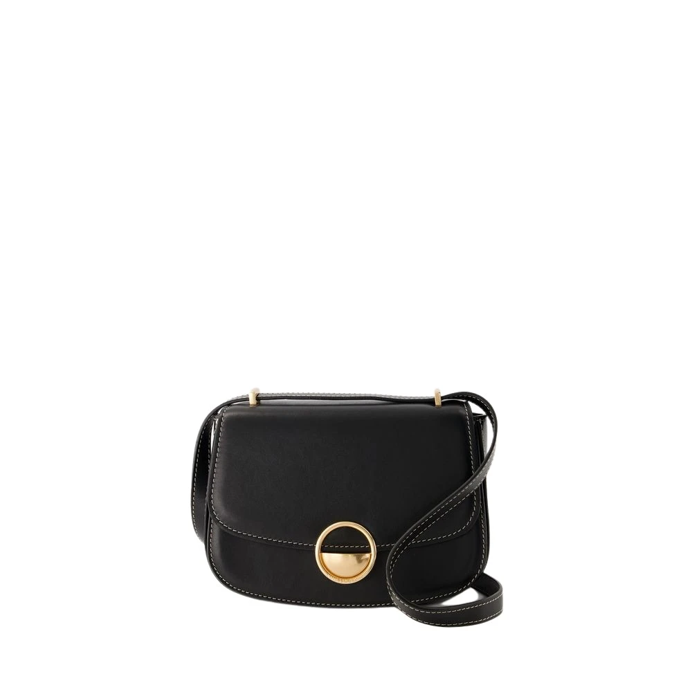 Vanessa Bruno Shoppers Pm Crossbody Leather Black in zwart