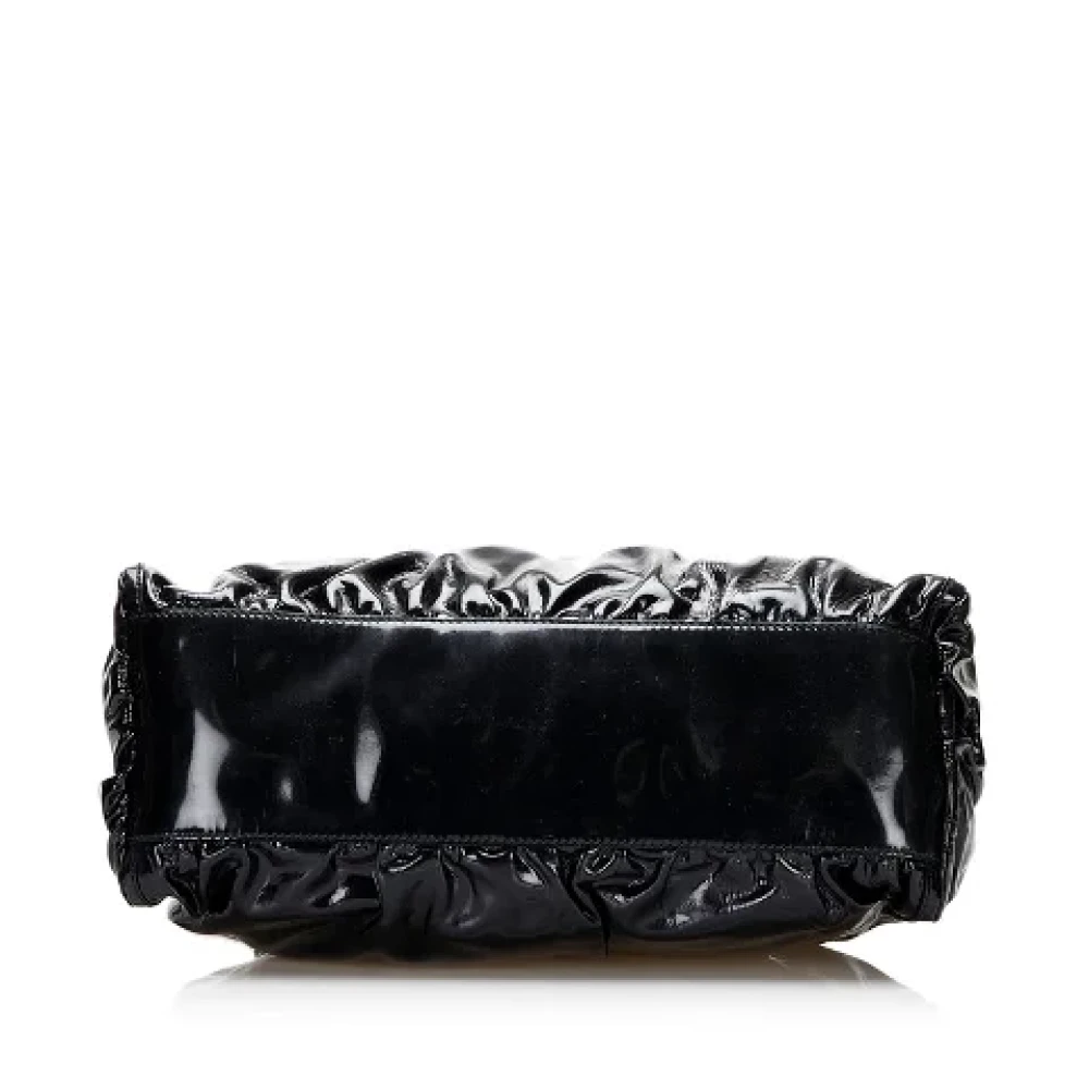 Gucci Vintage Pre-owned Leather handbags Black Dames