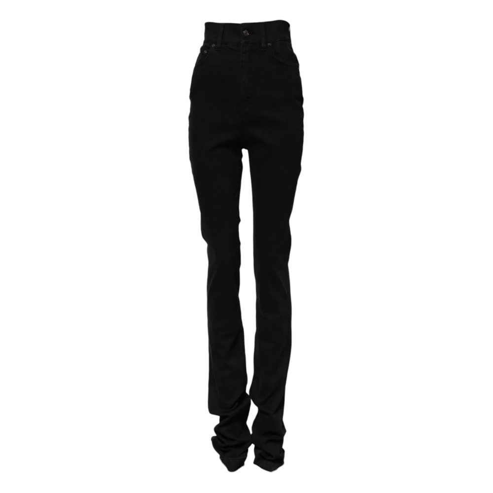 Dolce & Gabbana Black Skinny Fit Jeans, Female, S, High Waist Skinny Denim Jeans