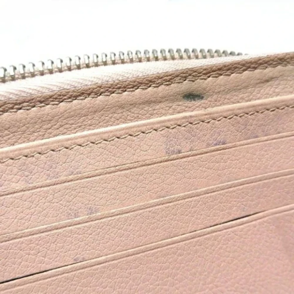 Louis Vuitton Vintage Pre-owned Leather wallets Pink Dames