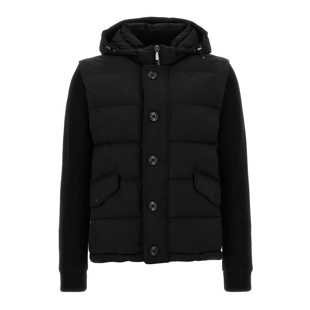 Moorer Uomo Nero - Bomber Trapuntato - Jackets - 2XL