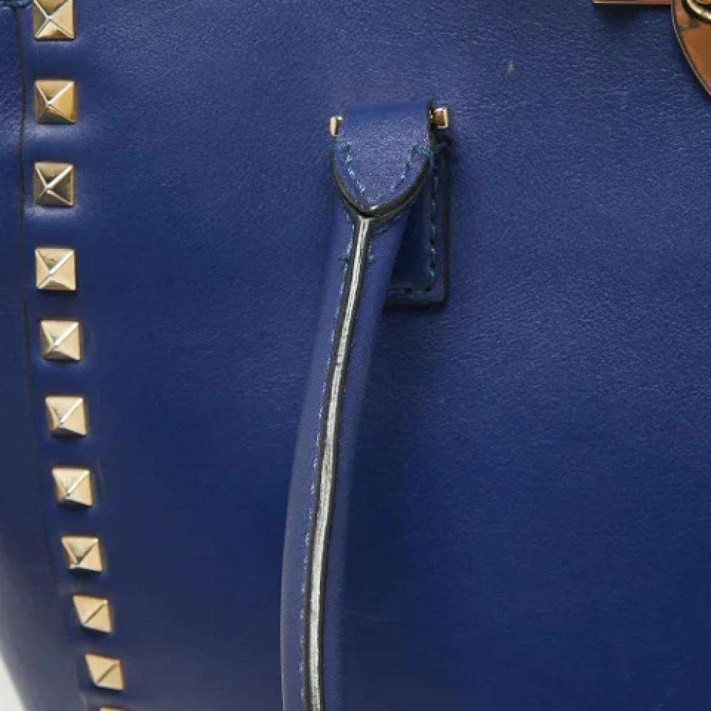 Valentino Vintage Pre-owned Leather totes Blue Dames