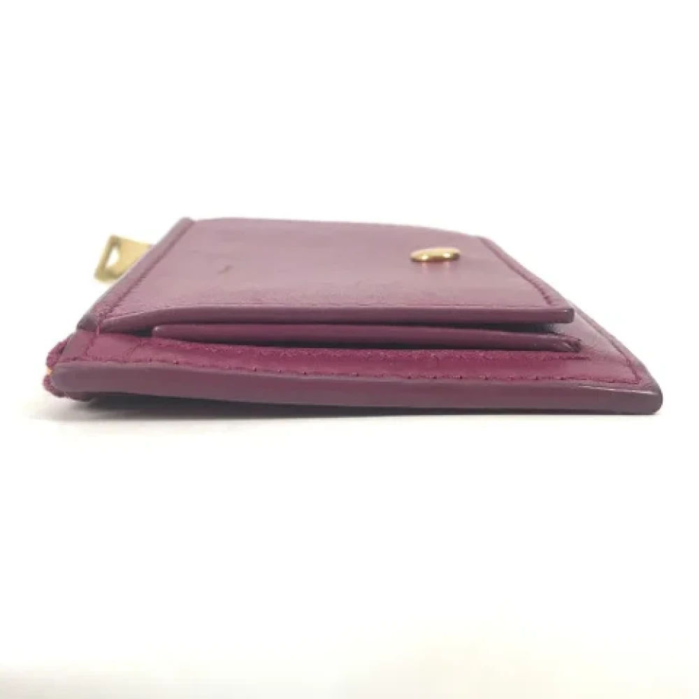 Bottega Veneta Vintage Pre-owned Leather home-office Purple Dames