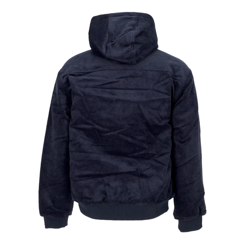 CAT Blauwe Nacht Fluweel Gewatteerde Jas Blue Heren