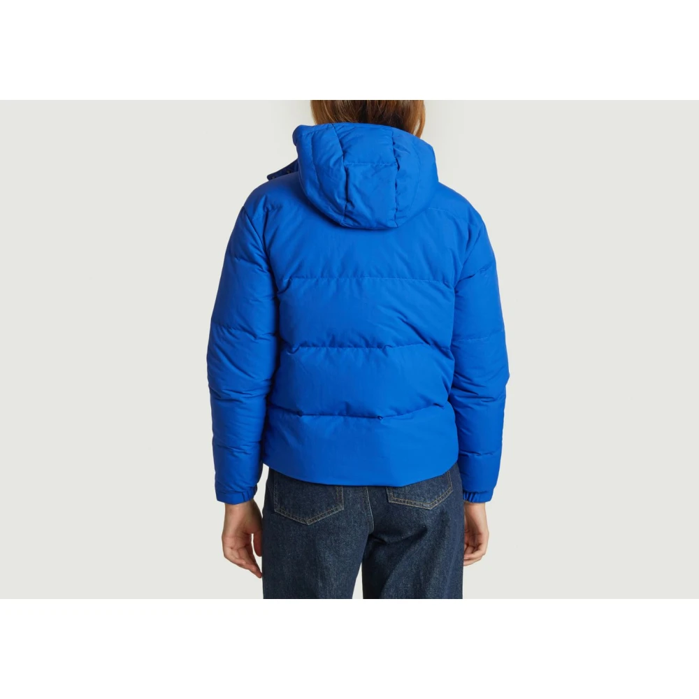 Patagonia Gerecyclede Downdrift Jas met Capuchon Blue Dames