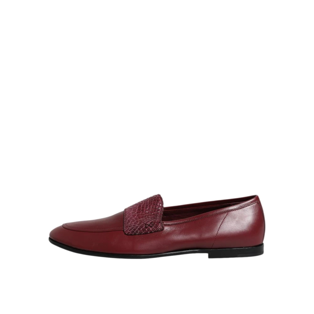 Dolce & Gabbana Hombre Rojo Zapatos, Talla: 39 Eu