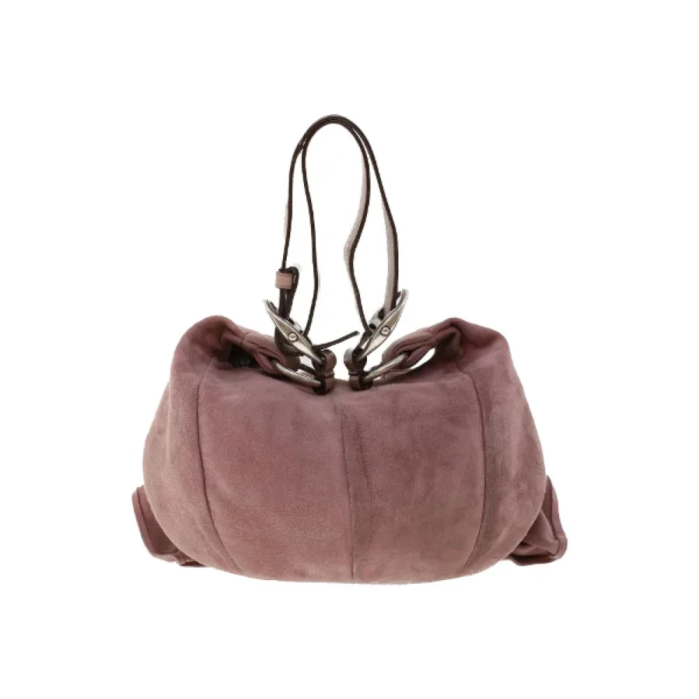 Yves Saint Laurent Vintage Pre-owned Suede shoulder-bags Pink Dames
