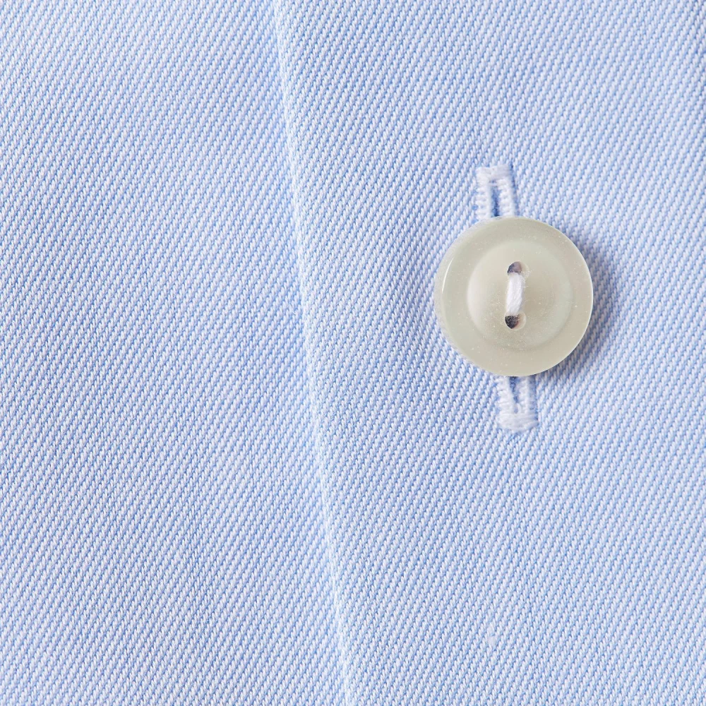 Eton Klassieke Pasvorm Blauw Overhemd Blue Heren