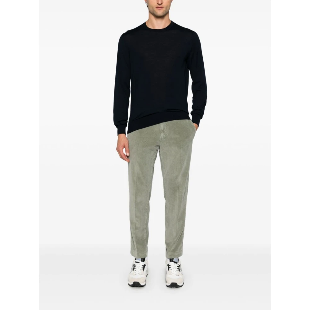 Ermenegildo Zegna B09 Crewneck Sweater Blue Heren
