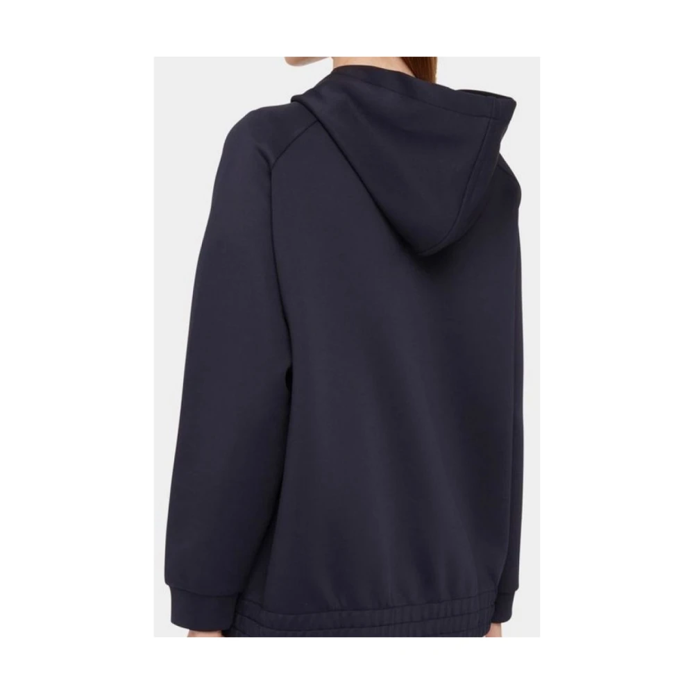 Geox Stijlvolle Zip-Through Sweater Blue Dames
