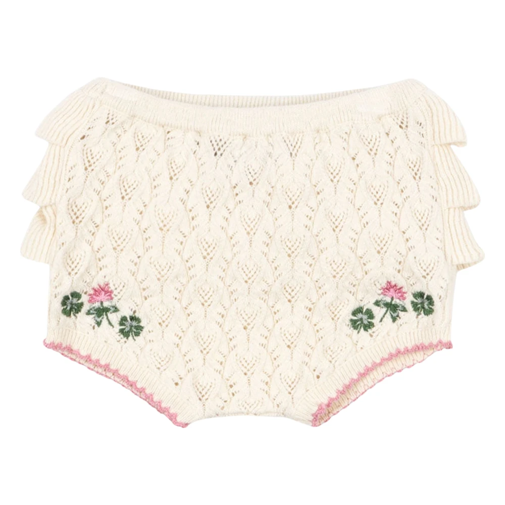 Konges Sløjd Girls Beige Rosier Shorts - Shorts - 0 M - Kids