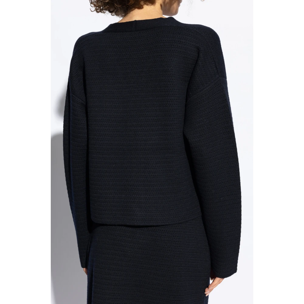 Fabiana Filippi Wollen Vest Blue Dames