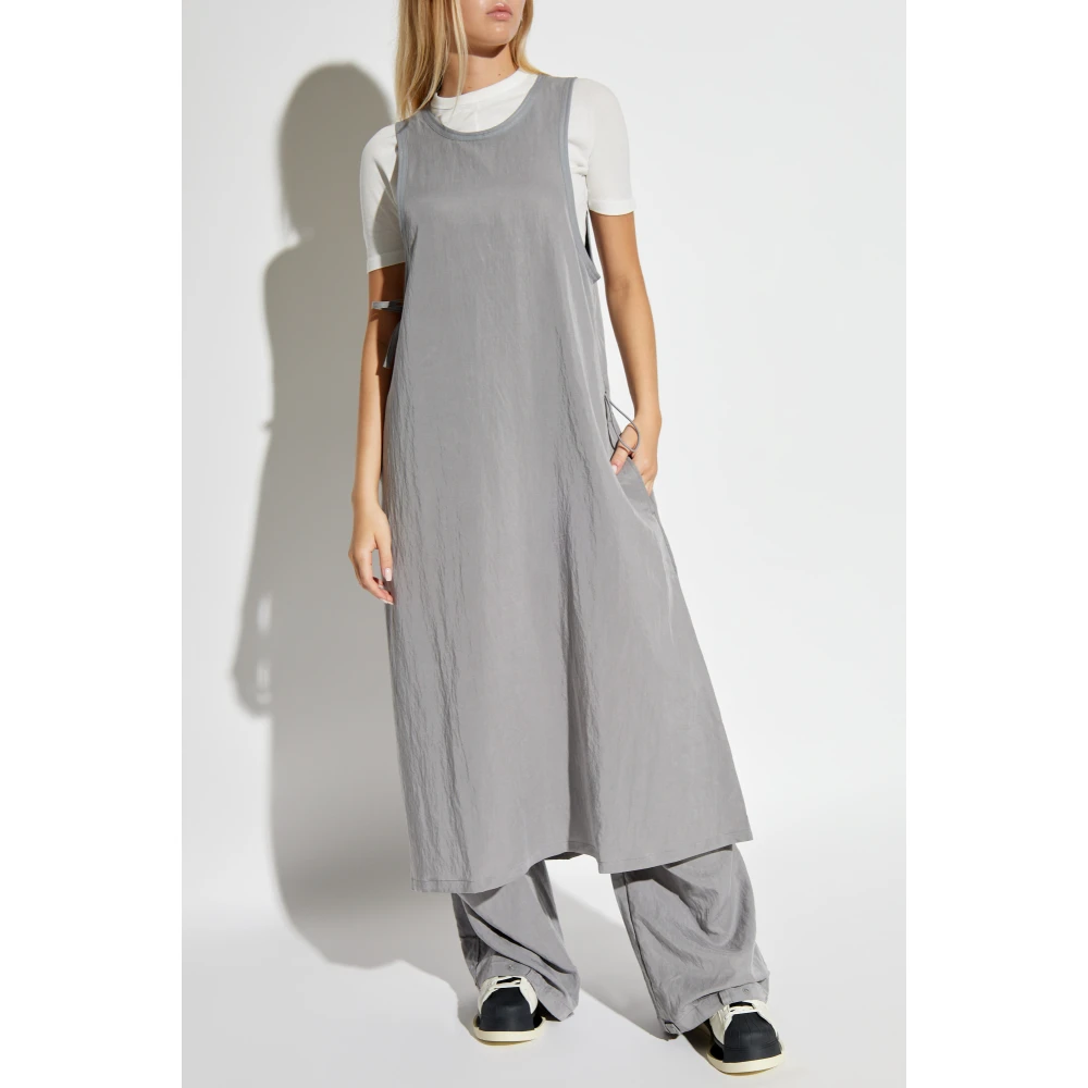 Y-3 Mouwloze jurk Gray Dames