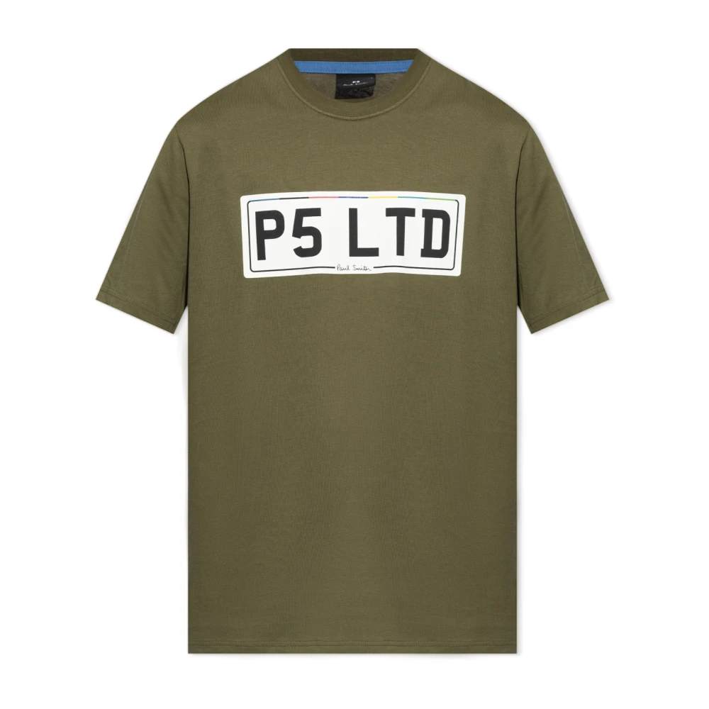 PS By Paul Smith T-shirt met print Green Heren