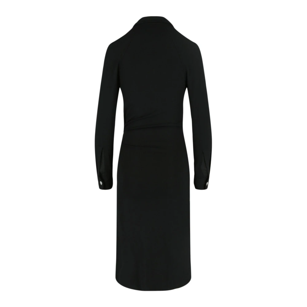 Bottega Veneta Dag Midi -jurk Black Dames