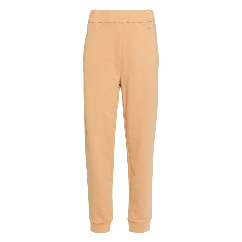 Calvin Klein Avslappnad Jogger med Nano Logo Beige, Dam