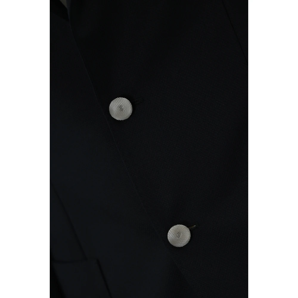 Lardini Blauwe Wol Herenjas Klassieke Stijl Blue Heren
