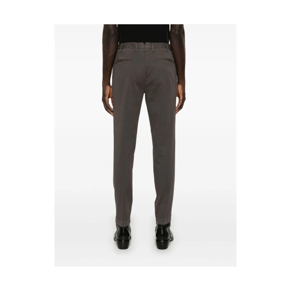 Incotex Sepia Bruin Keperstof Broek Brown Heren