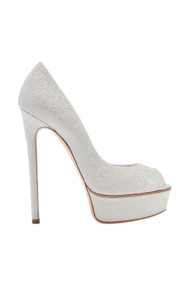 Glitter Platform Pumps