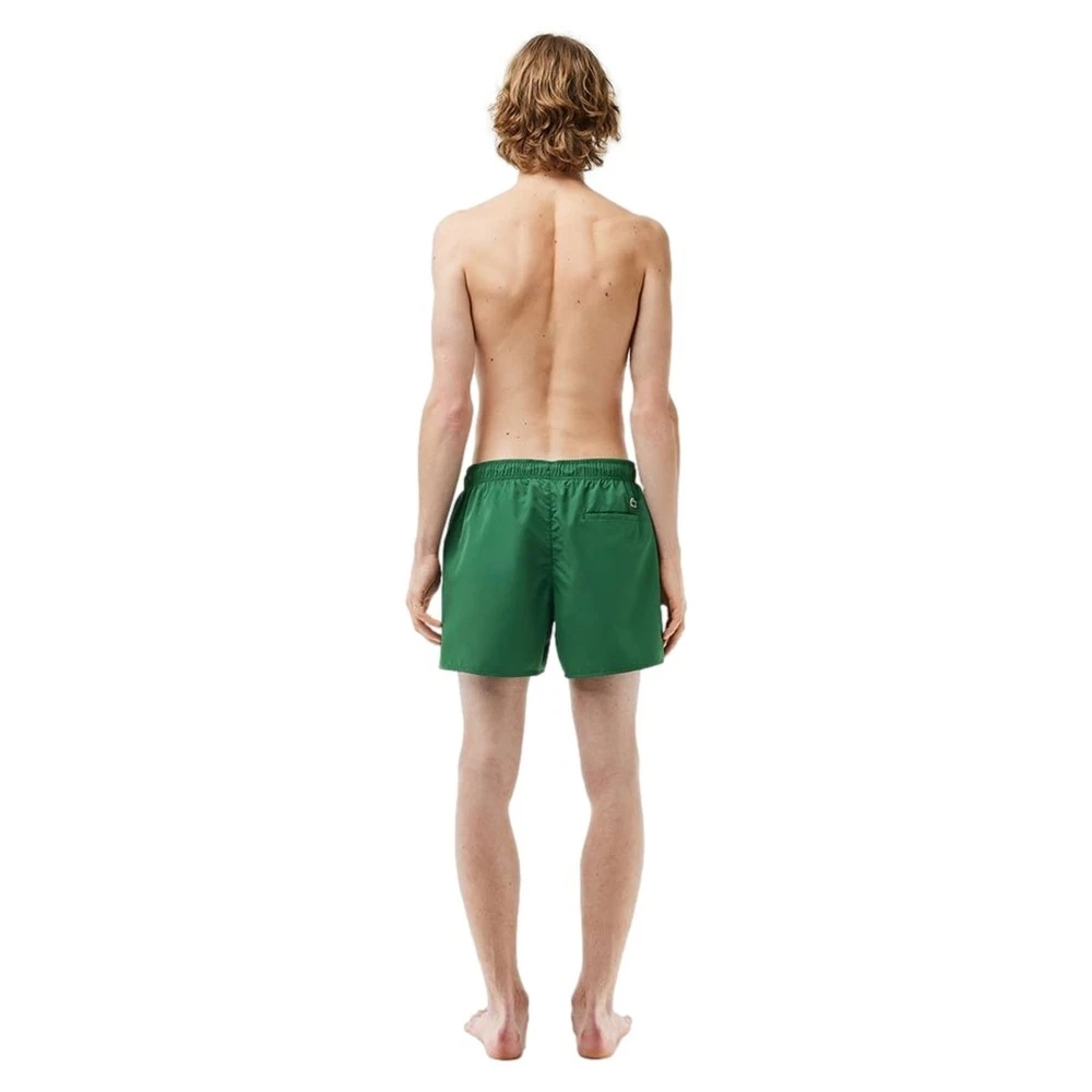 Lacoste Groene Big Logo Zwemshort Green Heren