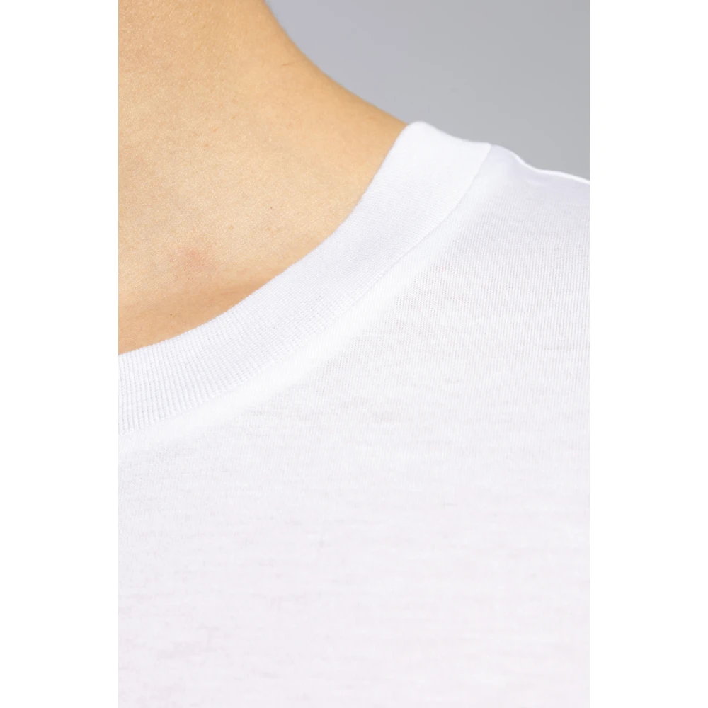 Brioni Katoenen t-shirt White Heren