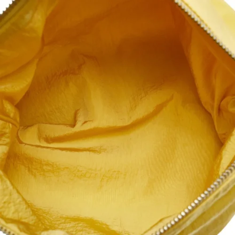 Bottega Veneta Vintage Pre-owned Fur totes Yellow Dames