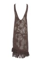 brown-crochet-dress-with-fringed-hem
