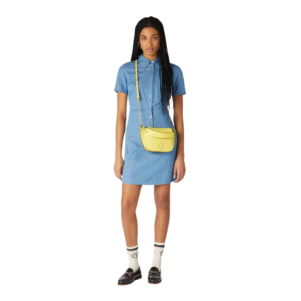 Trussardi Korte Jurk Blue Dames