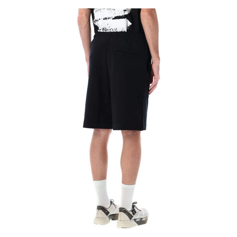 Y-3 Zwarte French Terry Casual Shorts Black Heren