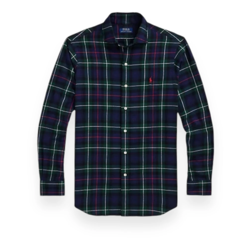 Polo Ralph Lauren Twill Overhemd in Klassieke Stijl Blue Heren
