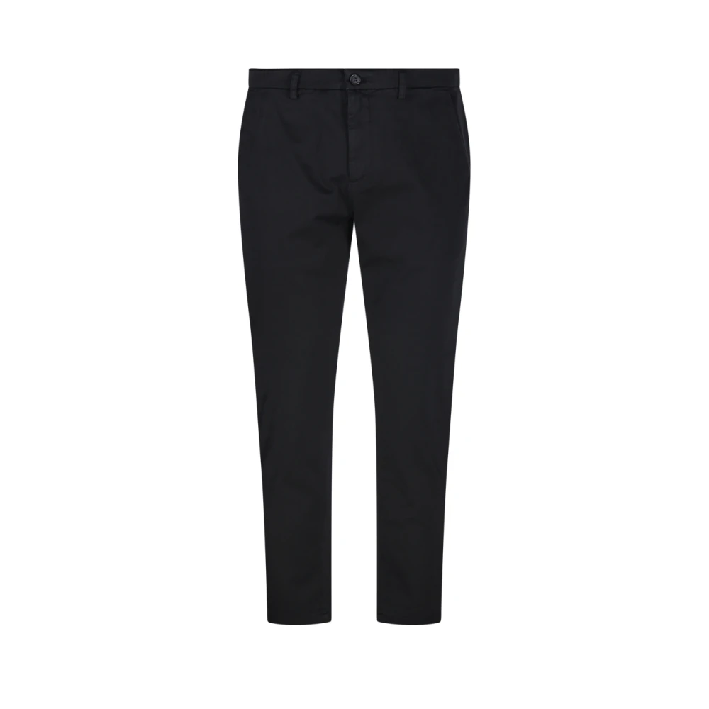 Department Five Zwarte Chinos Crop Broek Black Heren