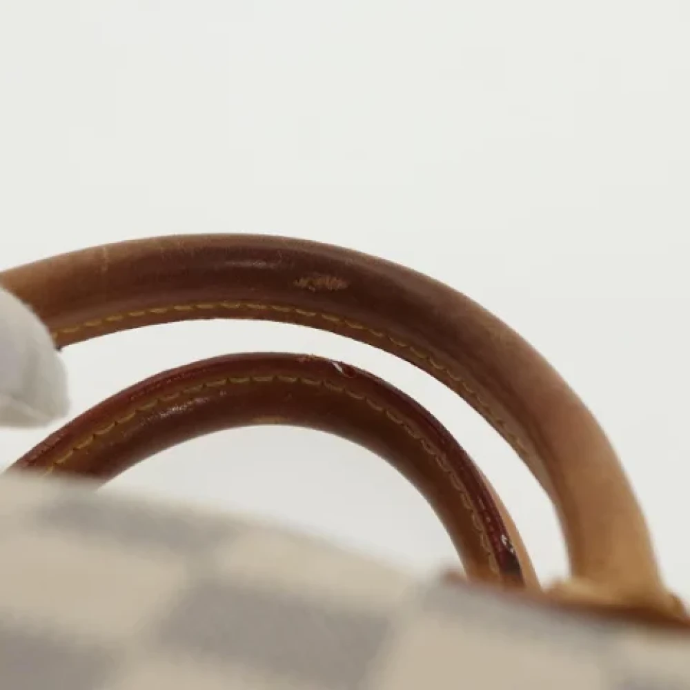 Louis Vuitton Vintage Pre-owned Canvas handbags White Dames