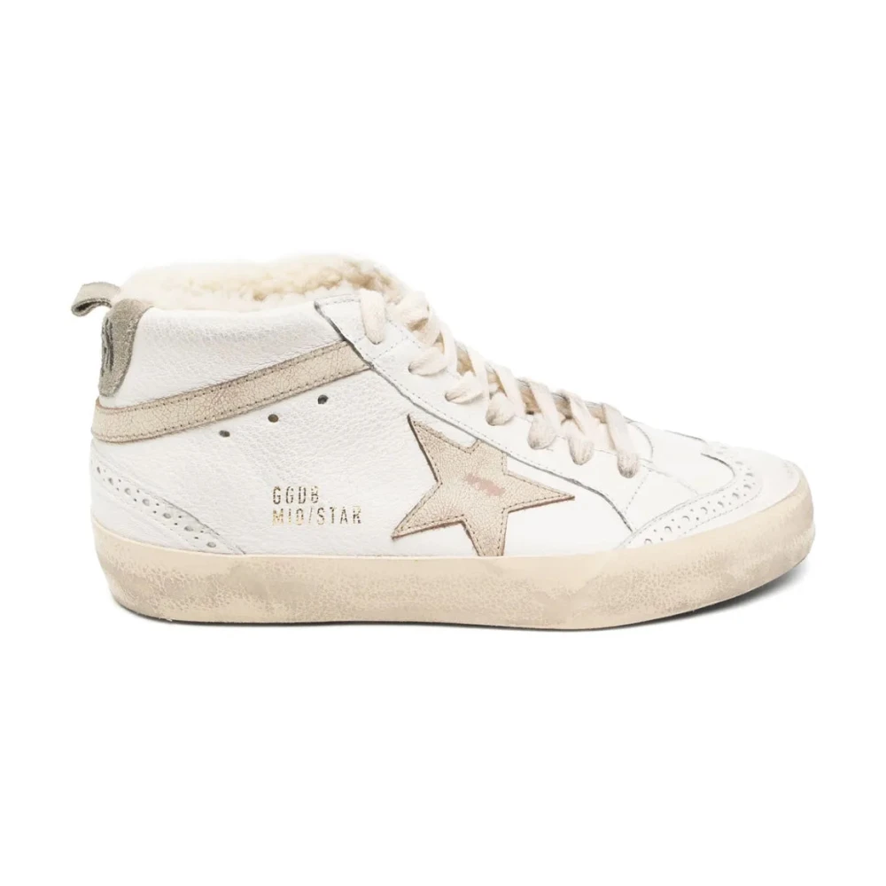 Golden Goose Women's White Sneakers, 8 Uk, Leather Casual Trainers