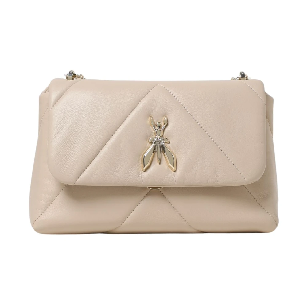 PATRIZIA PEPE Fly Padded Tas Art. 8B0195L006 Beige Dames