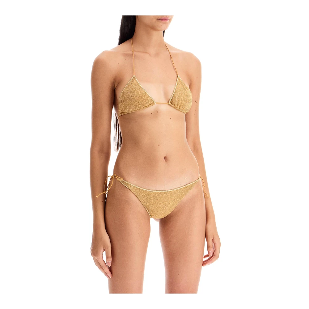 Oseree Lumière Driehoek Bikini Set Yellow Dames