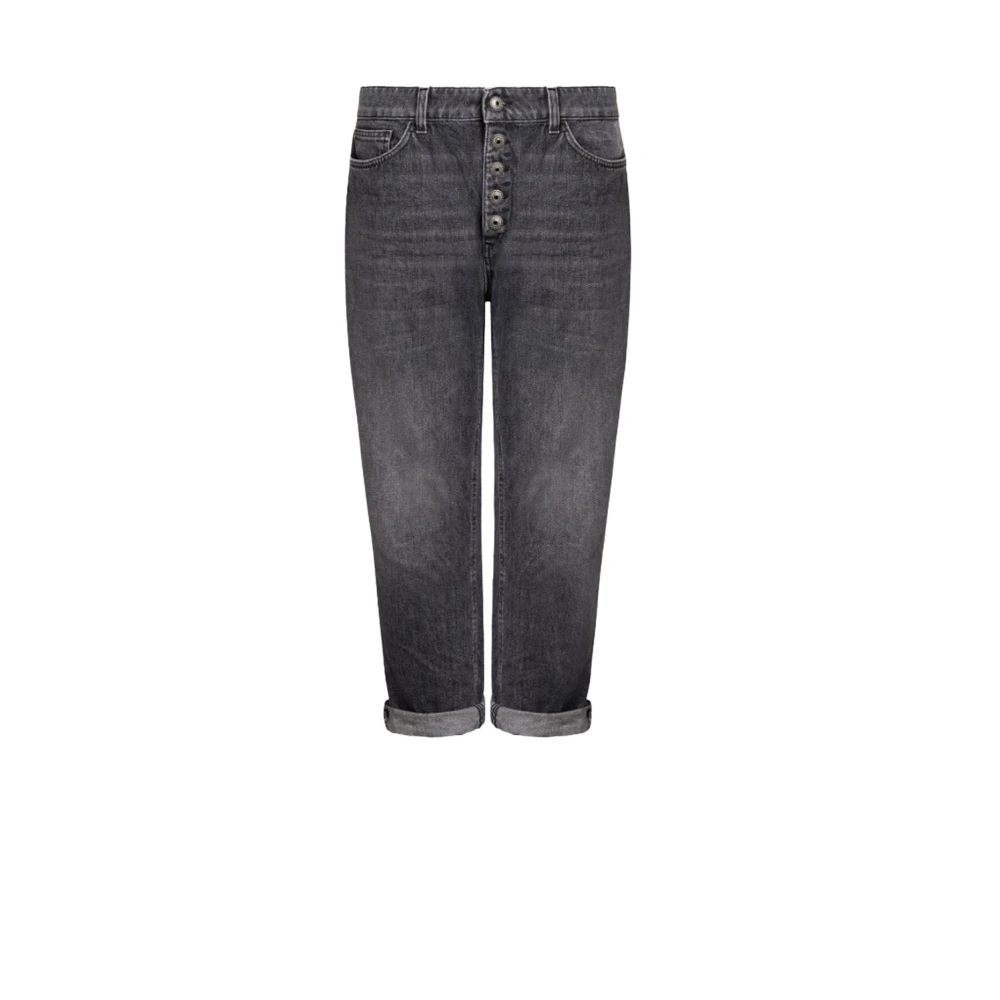 DONDUP - Jeans neri in cotone - Donna - Taglia 29 - Immagine 3