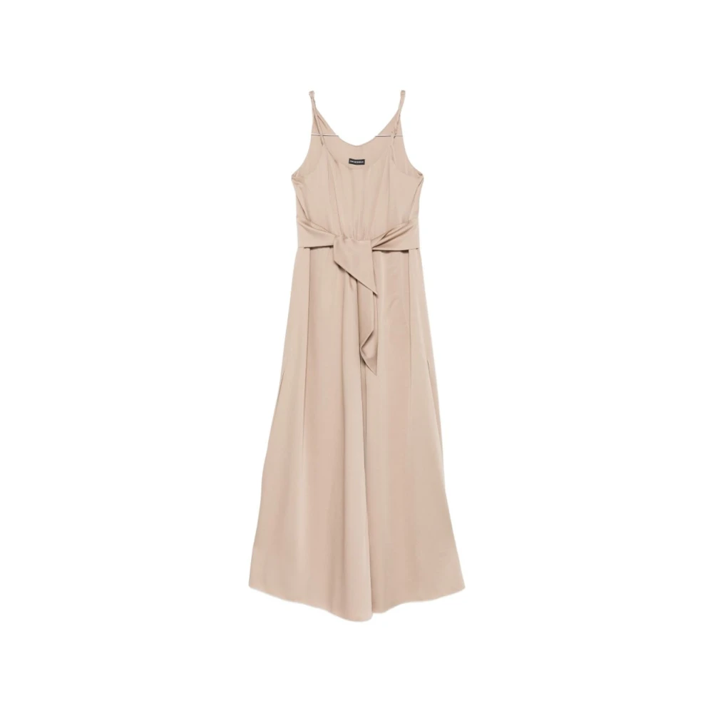 Emporio Armani Femme Beige - Maxi Dress - Robes - Taille: 40 Fr