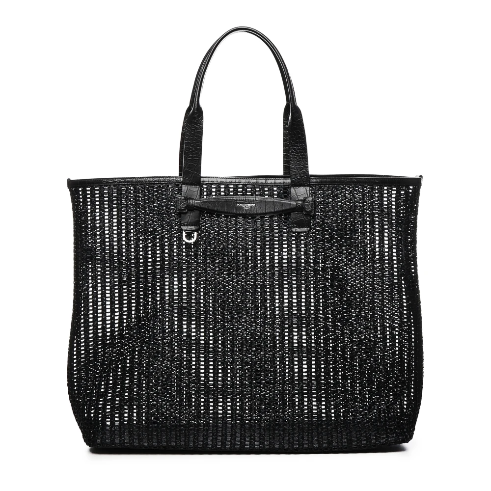 Dolce & Gabbana Zwarte Tote Bag Black Heren