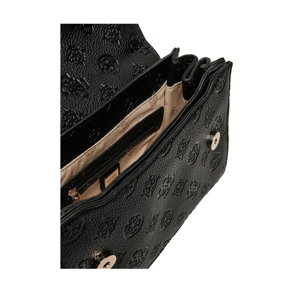Guess Elegante Zwarte Schoudertas Black Dames