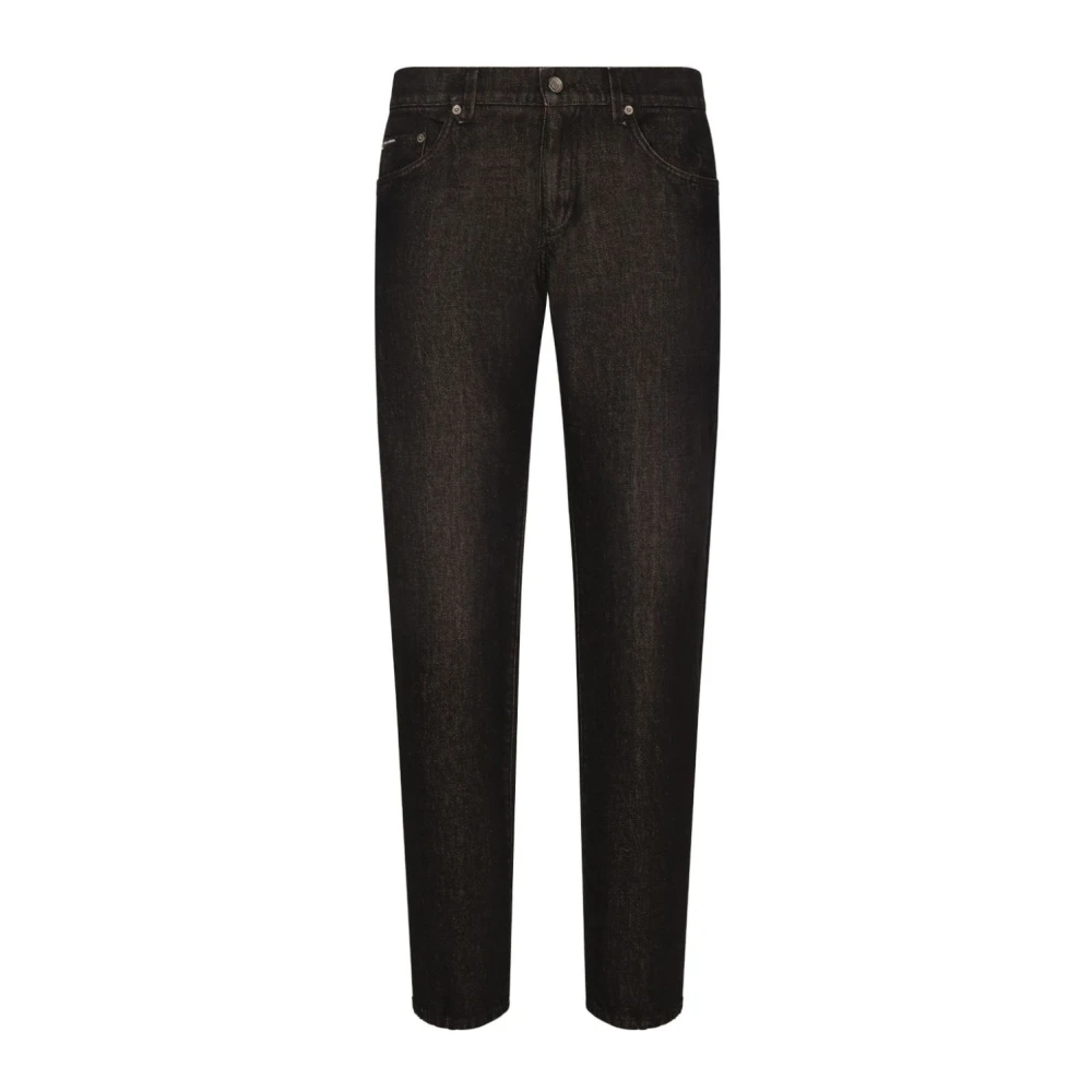 Dolce & Gabbana Blauwe Broek met Regular Fit Blue Heren