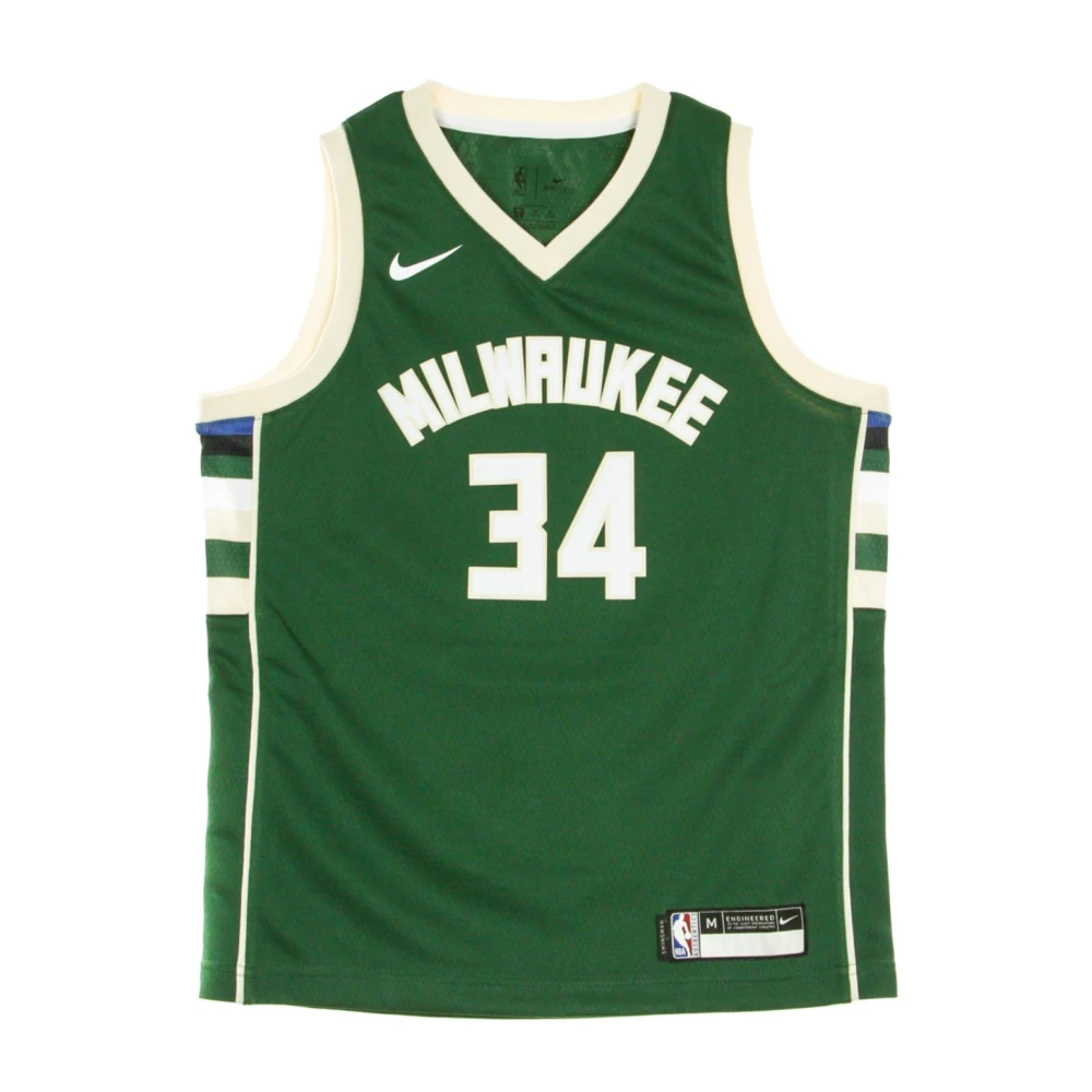 Nike Milwaukee Bucks Basketbal Tanktop Green Heren