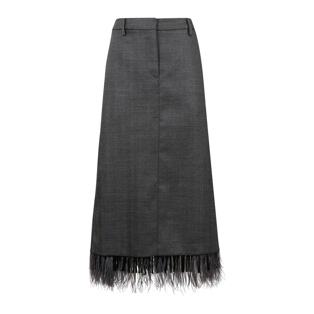 BRUNELLO CUCINELLI Stijlvolle Rok voor Vrouwen Black Dames