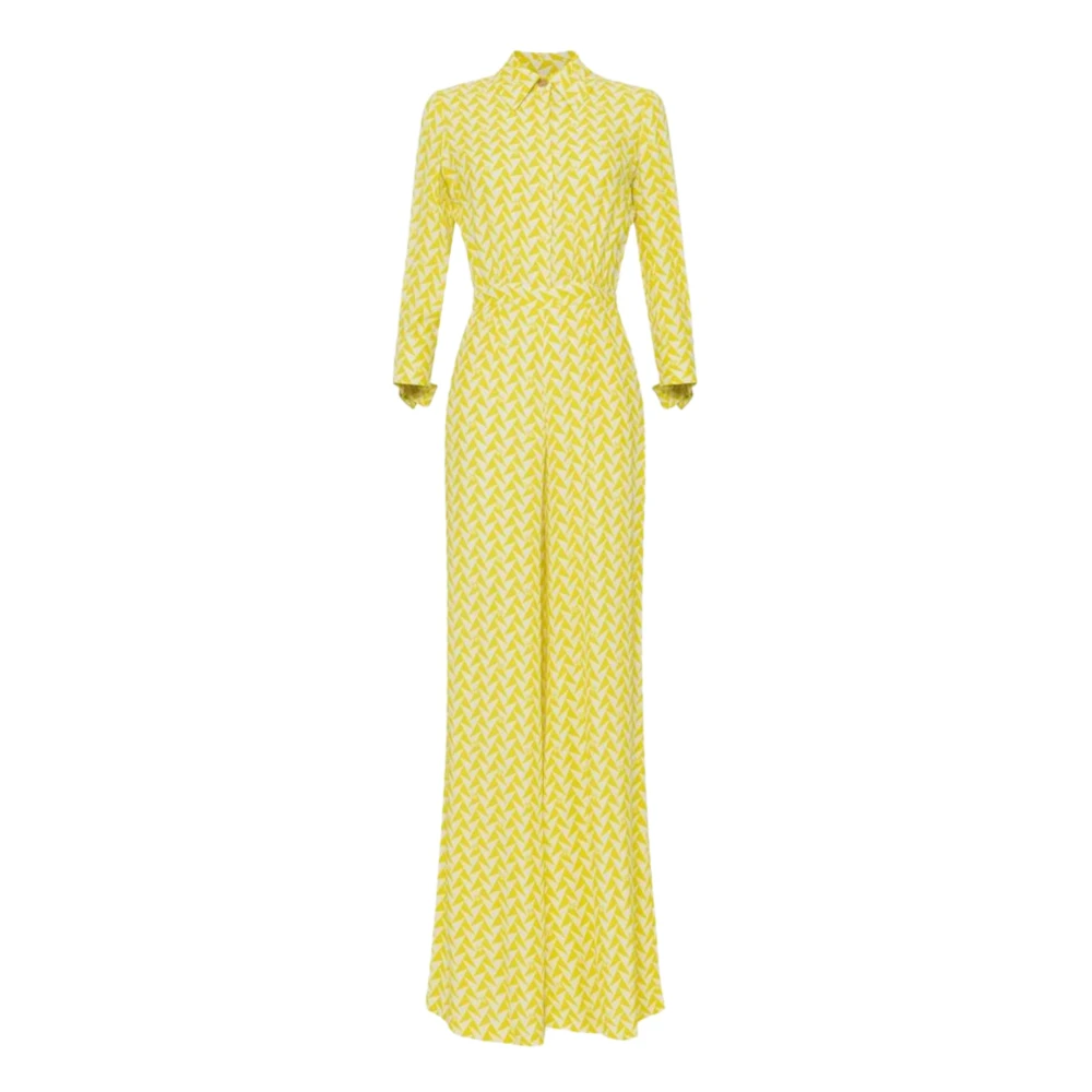 Elisabetta Franchi jumpsuits geel Yellow Dames