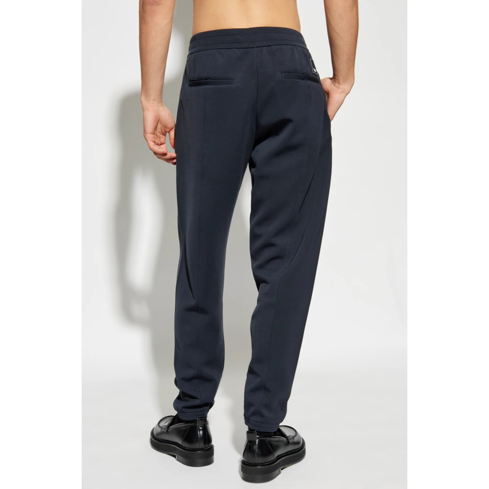 Emporio Armani Sweatpants Blue Heren