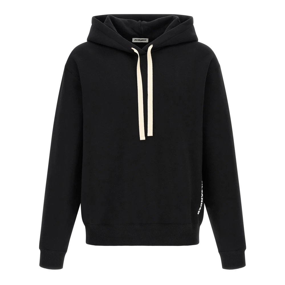 Jil Sander Mannelijk Zwart Hoodies & Sweatvesten Heren, M, Sweatshirts