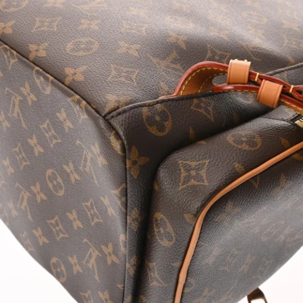 Louis Vuitton Vintage Pre-owned Canvas backpacks Brown Dames