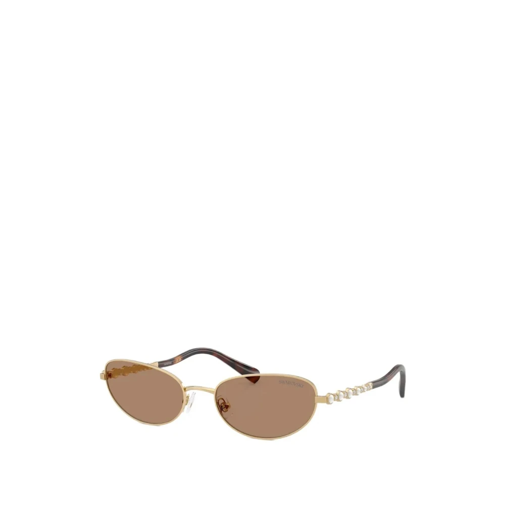 Swarovski Women's Yellow Sk7044 Sunglasses - Sunglasses - 56 Mm - Accessories